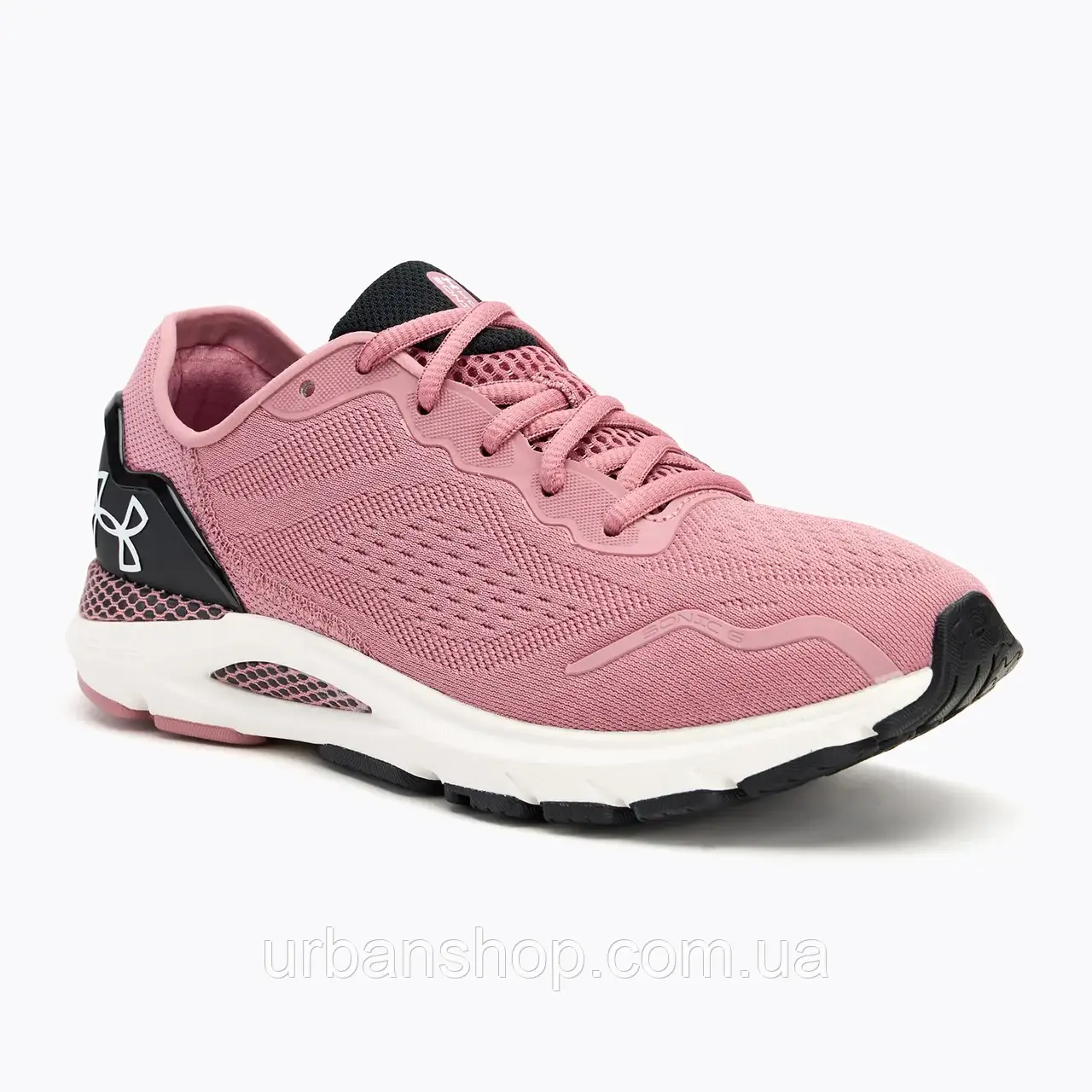 Urbanshop com ua Кросівки для бігу жіночі Under Armour Hovr Sonic 6 pink elixir/black/halo gray РОЗМІРИ