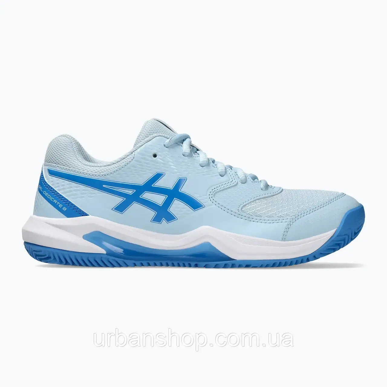Urbanshop com ua Кросівки для тенісу жіночі ASICS Gel-Dedicate 8 Clay light blue/blue coast РОЗМІРИ ЗАПИТУЙТЕ