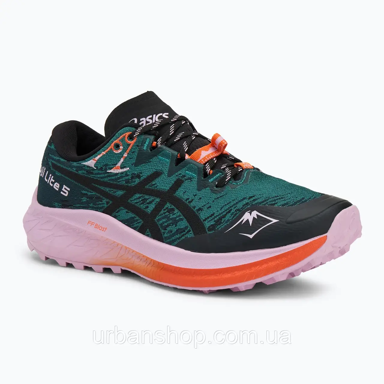 Urbanshop com ua Кросівки для бігу жіночі ASICS Fuji Lite 5 rainy lake/black РОЗМІРИ ЗАПИТУЙТЕ