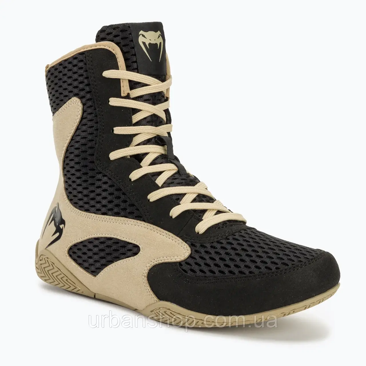 Urbanshop com ua Кросівки боксерські Venum Contender Boxing black/sand РОЗМІРИ ЗАПИТУЙТЕ