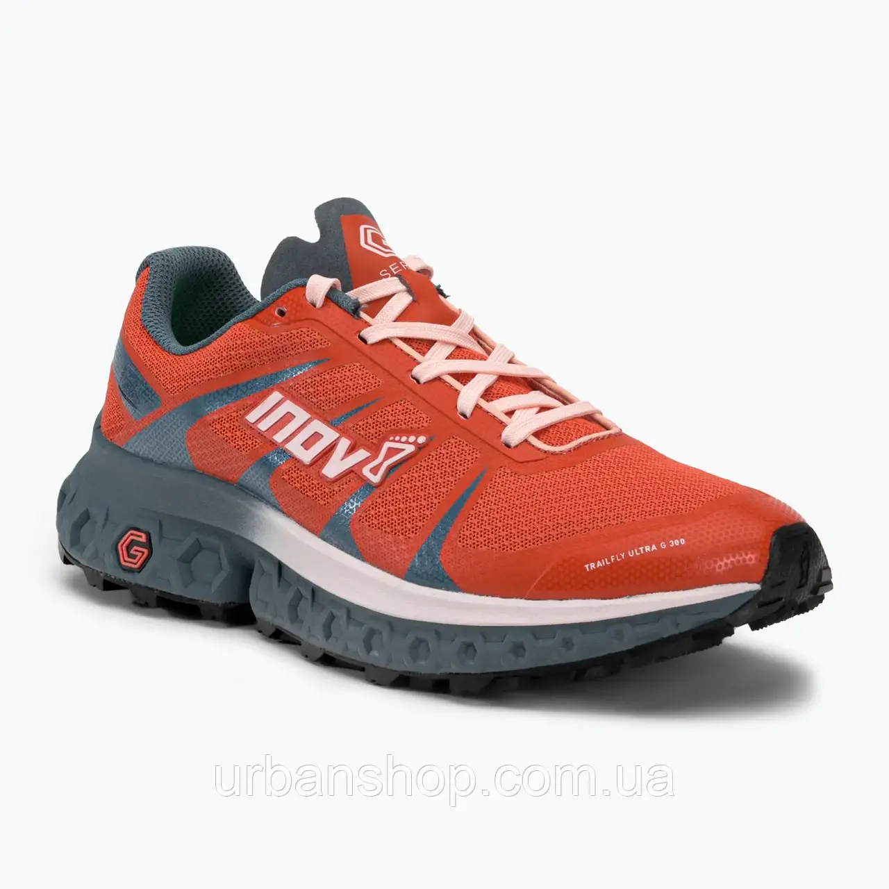 Urbanshop com ua Кросівки для бігу жіночі Inov-8 Trailfly Ultra G300 Max помаранчеві 000978-COGA РОЗМІРИ