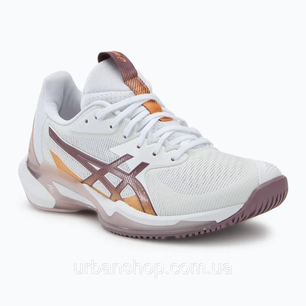 Urbanshop com ua Кросівки для тенісу жіночі ASICS Solution Speed FF 3 white/dusty mauve РОЗМІРИ ЗАПИТУЙТЕ
