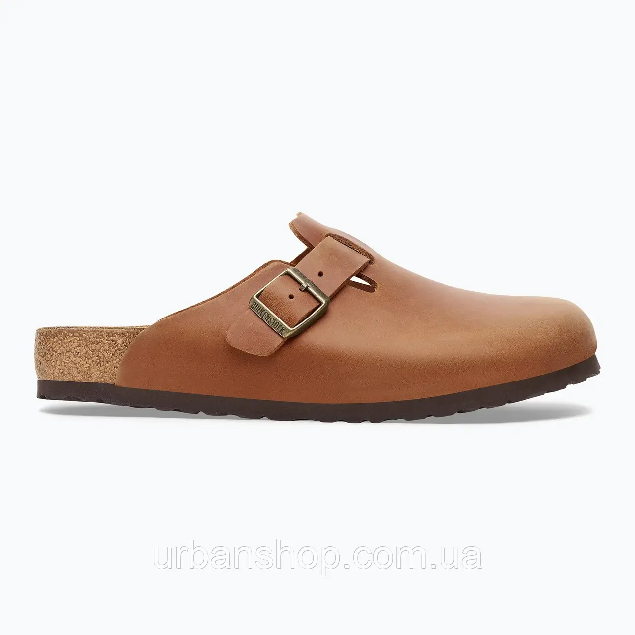 Urbanshop com ua Шльопанці BIRKENSTOCK Boston LEOI Regular коньячні РОЗМІРИ ЗАПИТУЙТЕ