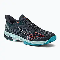 Urbanshop com ua Чоловічі тенісні туфлі Mizuno Wave Exceed Tour 5 CC collegiate blue/soleil/tanager бірюзові