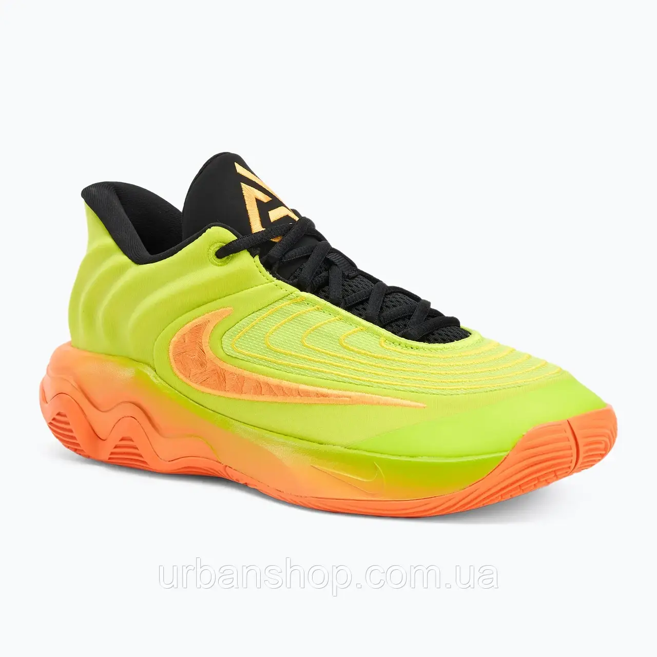 Urbanshop com ua Кросівки баскетбольні Nike Giannis Immortality 4 cyber / sundial /lightning / bright mandarin