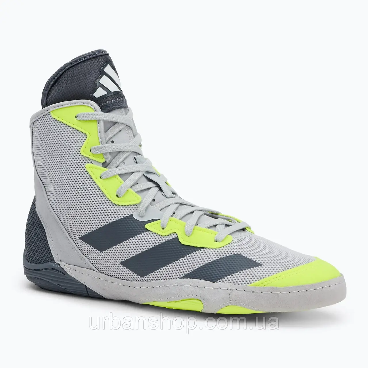 Urbanshop com ua Кросівки боксерські чоловічі adidas Adizero team light grey/ team onix/ team sollar yellow 2