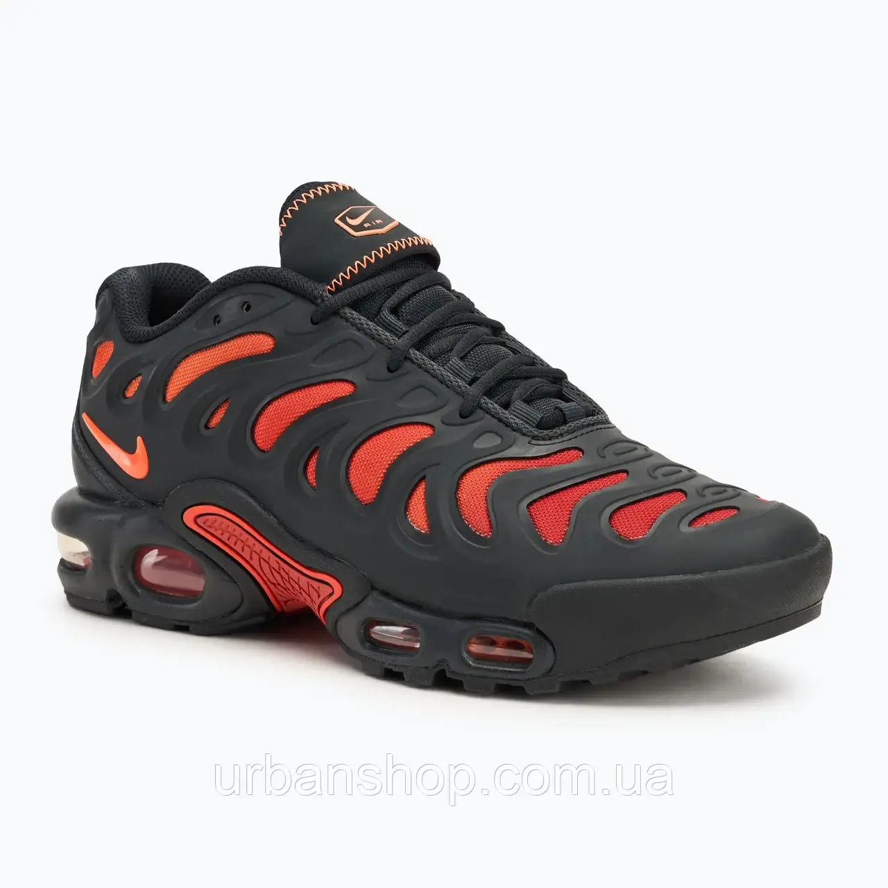 Urbanshop com ua Кросівки чоловічі Nike Air Max Plus Drift off noir/black/dragon red/hyper crimson РОЗМІРИ
