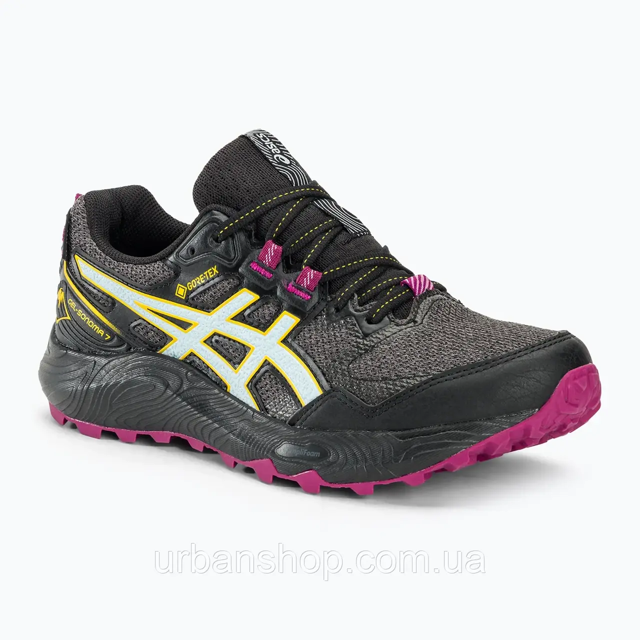 Urbanshop com ua Кросівки для бігу жіночі ASICS Gel-Sonoma 7 GTX black/light blue РОЗМІРИ ЗАПИТУЙТЕ