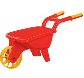 Дитяча тачка (жовта) (590*270*280 мм) "dede"