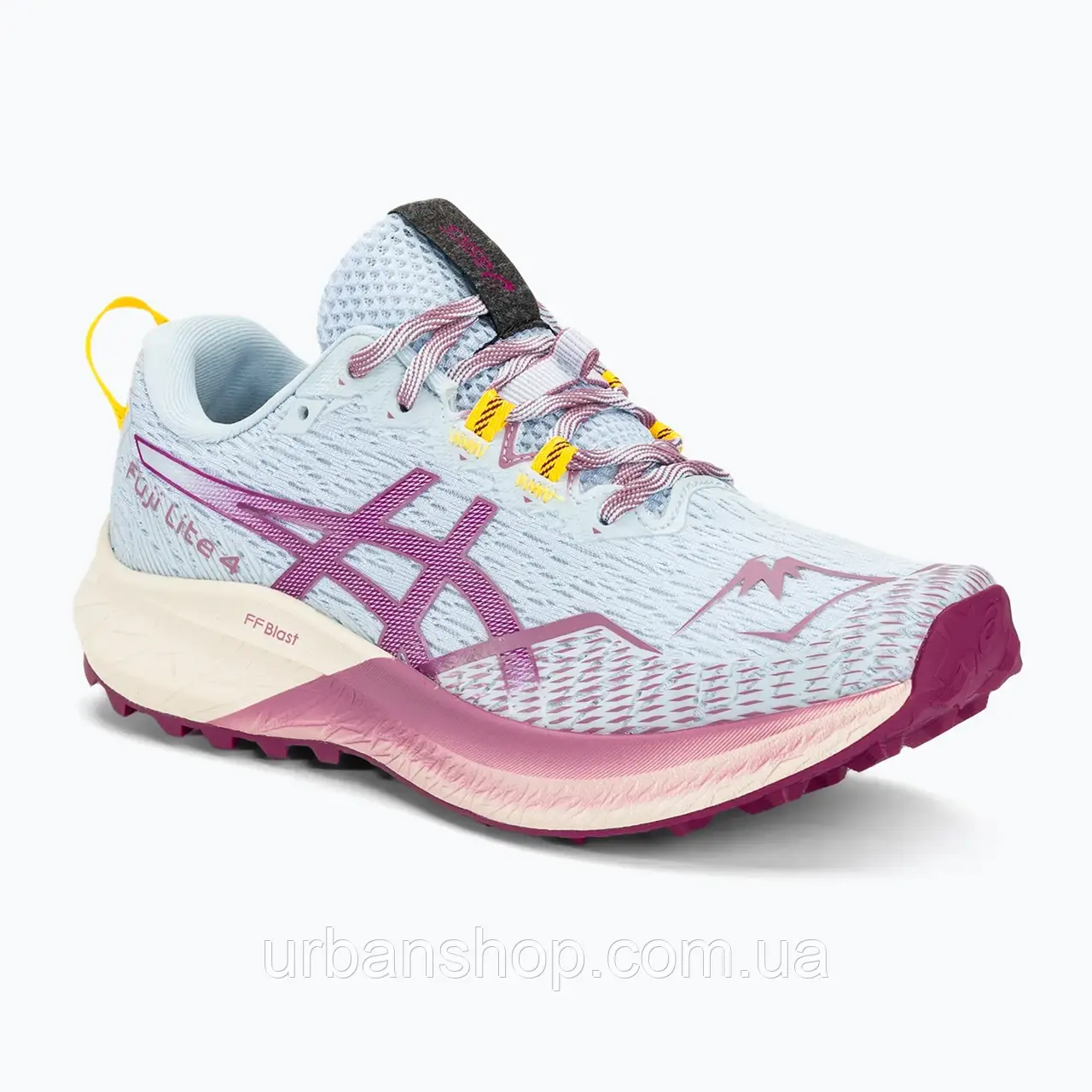 Urbanshop com ua Кросівки для бігу жіночі ASICS FUJILITE 4 light blue/blackberry РОЗМІРИ ЗАПИТУЙТЕ