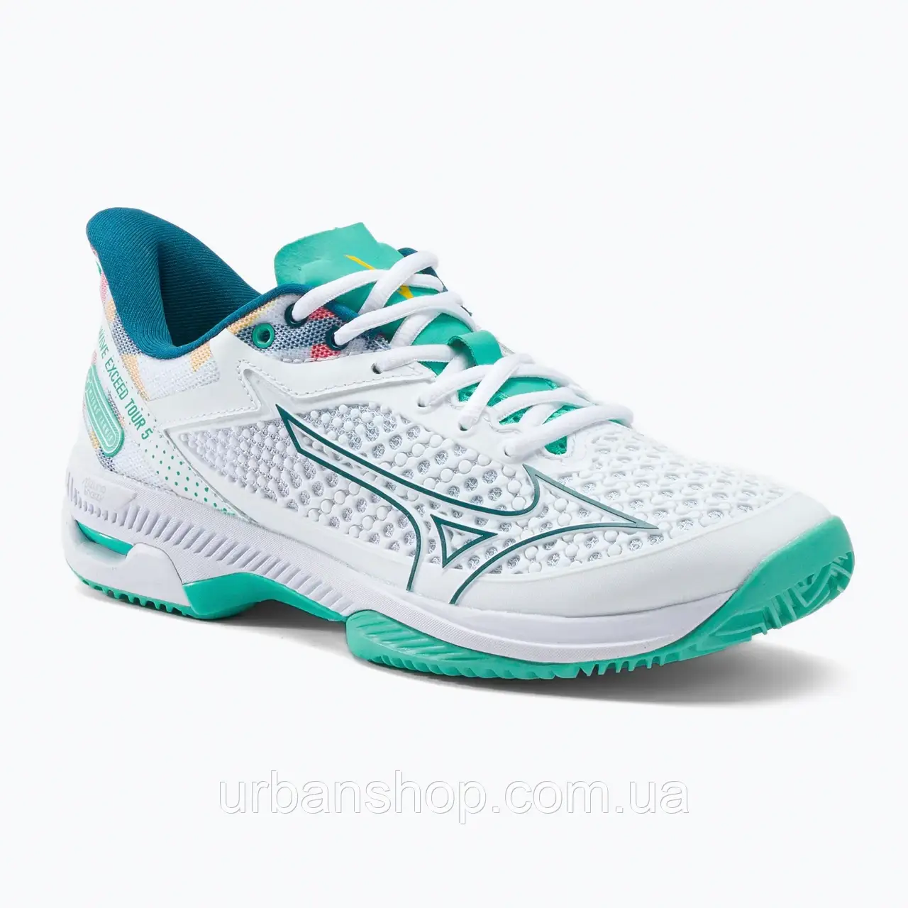 Urbanshop com ua Кросівки для тенісу жіночі Mizuno Wave Exceed Tour 5CC білі 61GC2275 РОЗМІРИ ЗАПИТУЙТЕ