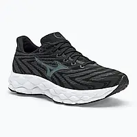 Urbanshop com ua Кросівки для бігу чоловічі Mizuno Wave Sky 8 black/metallic gray/white РОЗМІРИ ЗАПИТУЙТЕ