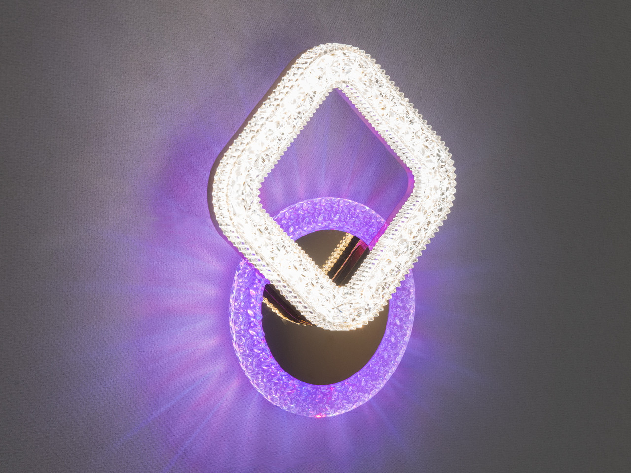 Унікальний LED світильник з підсвічуванням, золото, 20W