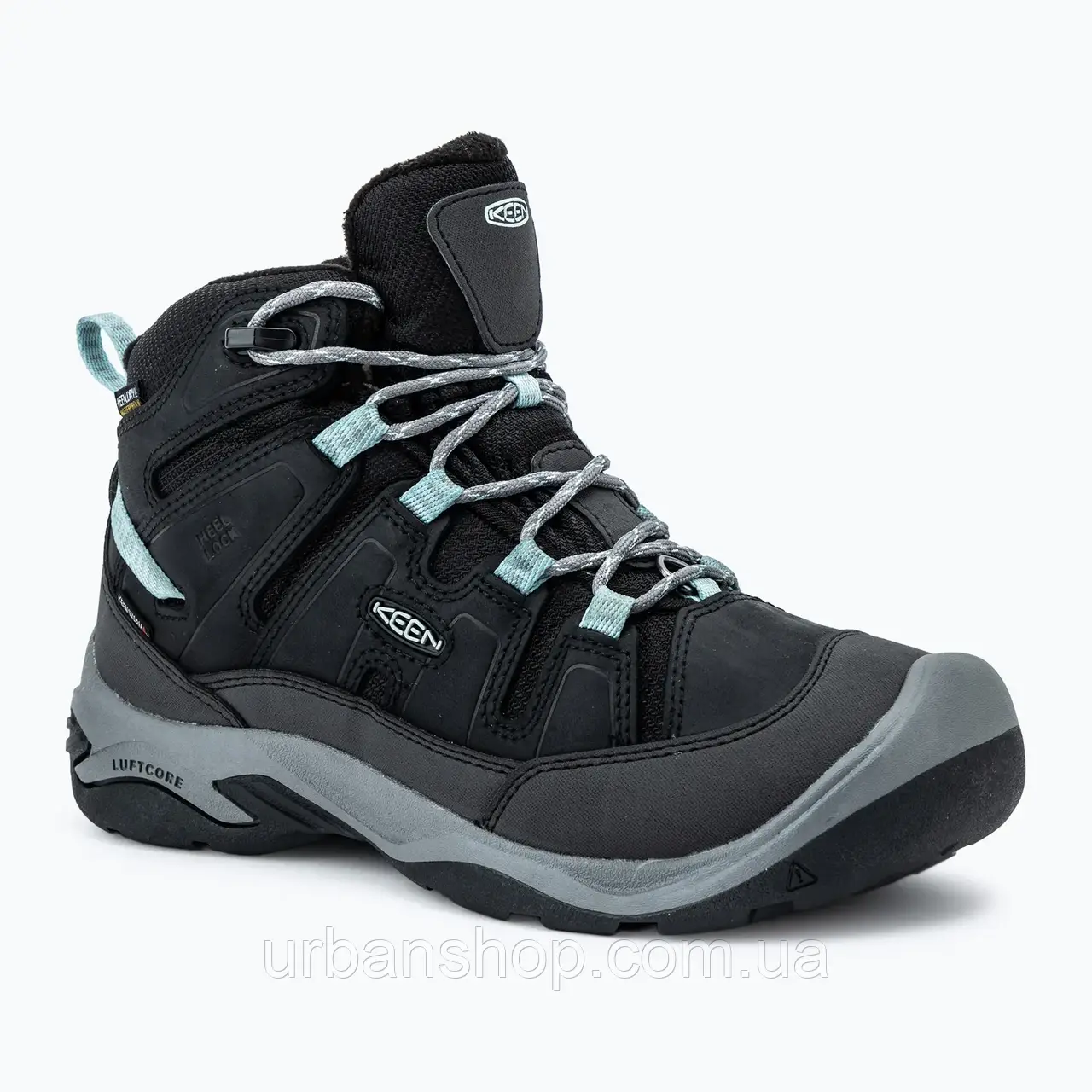 Urbanshop com ua Жіночі туристичні черевики KEEN Circadia Mid Polar black/cloud blue РОЗМІРИ ЗАПИТУЙТЕ