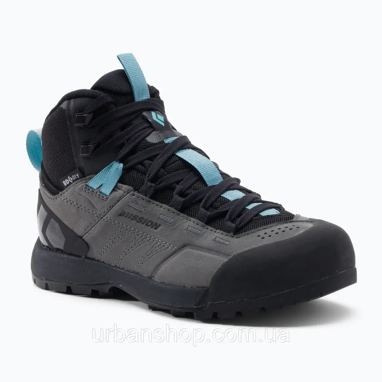 Urbanshop com ua Кросівки для трекінгу жіночі Black Diamond Mission LT Mid WP Approach steel grey/costal blue