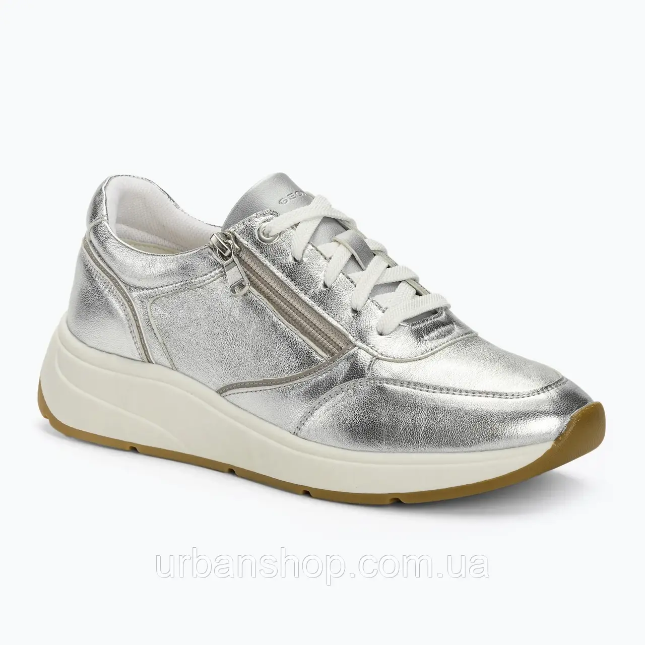 Urbanshop com ua Кросівки жіночі Geox Cristael silver РОЗМІРИ ЗАПИТУЙТЕ