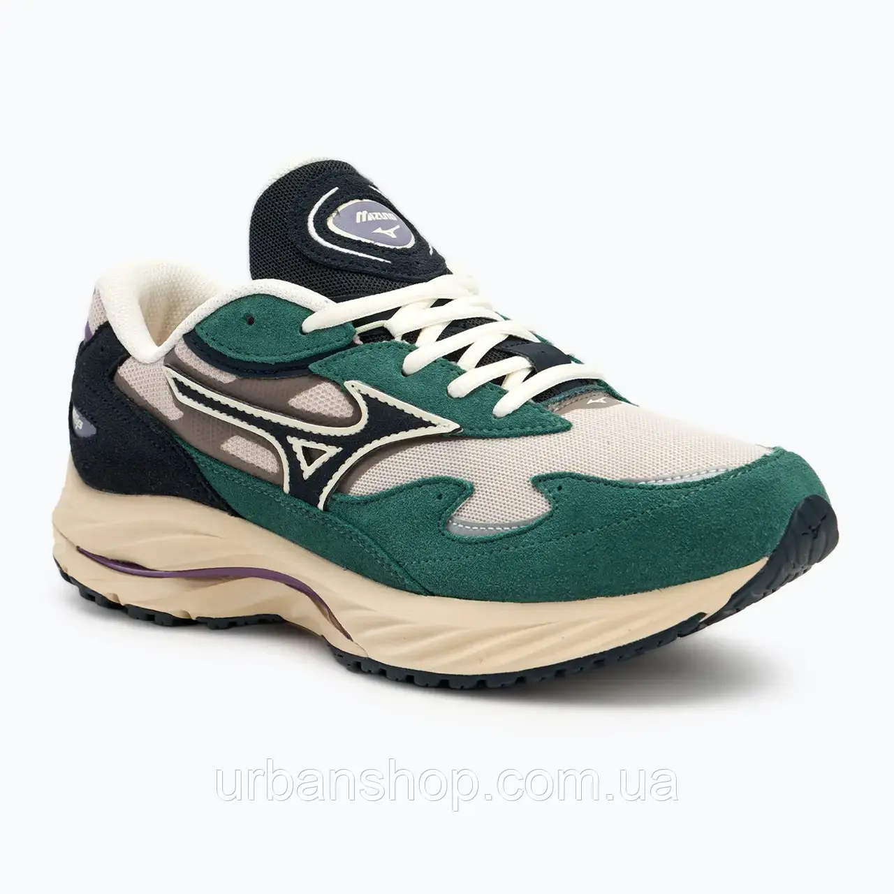 Urbanshop com ua Кросівки Mizuno Wave Rider Βeta silver cloud/vulcan/bistro green РОЗМІРИ ЗАПИТУЙТЕ