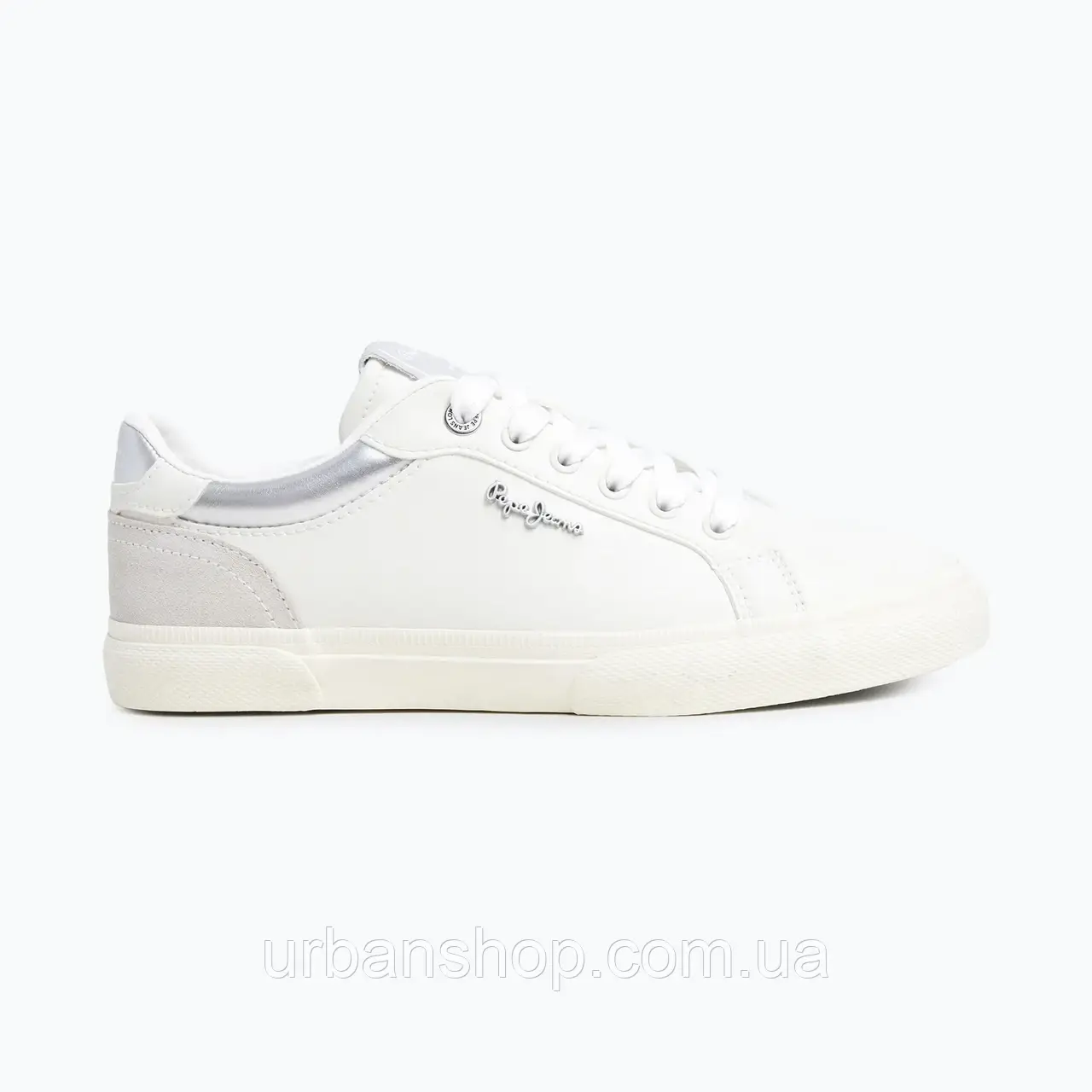 Urbanshop com ua Кросівки жіночі Pepe Jeans Kenton Court silver РОЗМІРИ ЗАПИТУЙТЕ