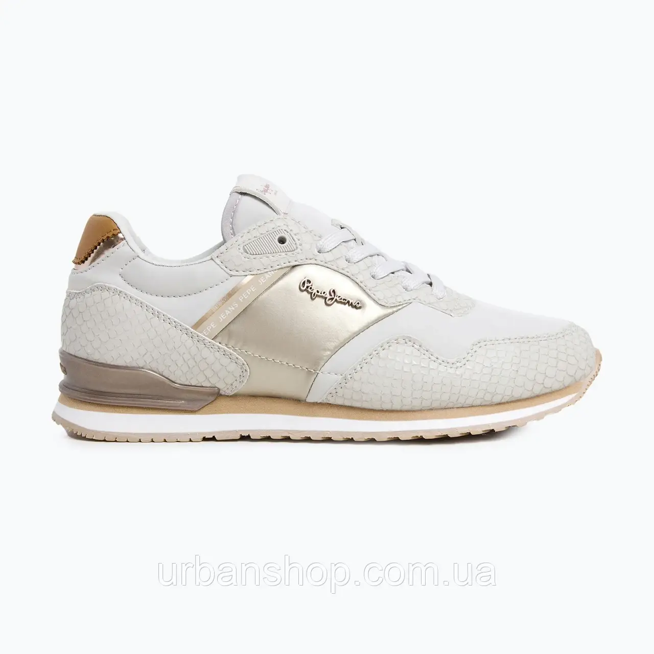 Urbanshop com ua Кросівки жіночі Pepe Jeans London Mix whitewash/white РОЗМІРИ ЗАПИТУЙТЕ