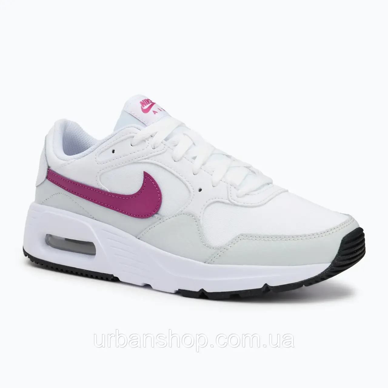 Urbanshop com ua Кросівки жіночі Nike Air Max SC white/photon dust/black/hot fuchsia РОЗМІРИ ЗАПИТУЙТЕ