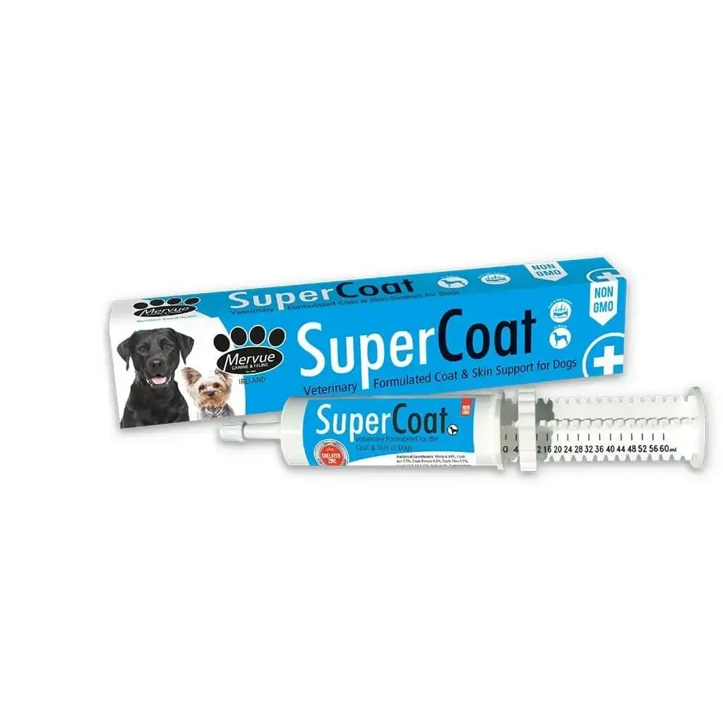 Mervue SuperCoat Paste Dog (Мерв'ю СуперКоат) вітамінна паста для собак для здорової шкіри та шерсті 60 мл