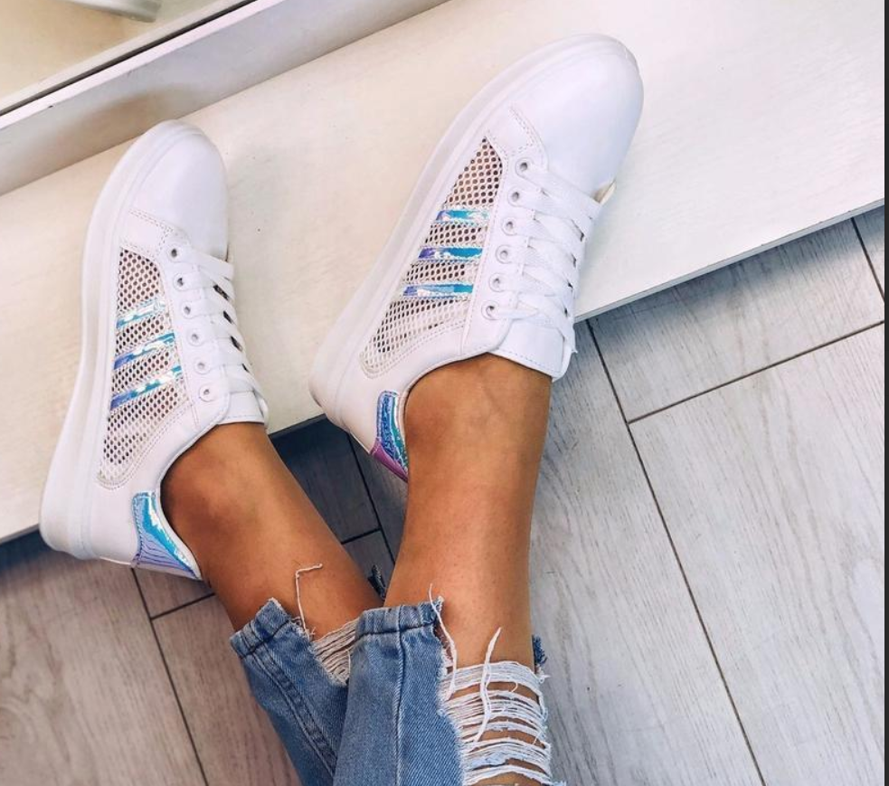 ЗНИЖКА! 38р (23.5см) Кросівки білі сітка жіночі superstar Stan smith літні кеди еко шкіряні