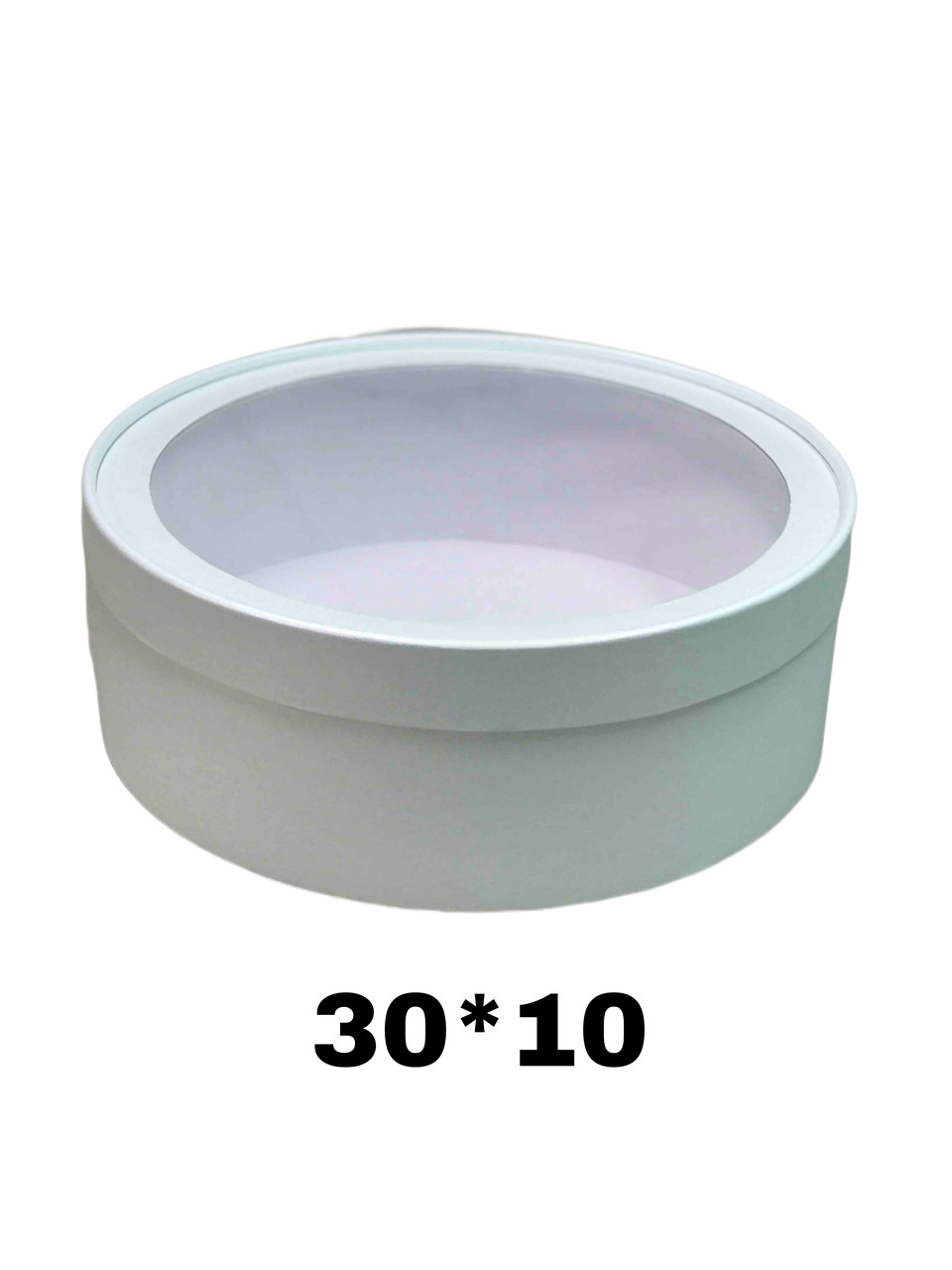 Коробка для кондитерських виробів 30*10 (м'ята перламутр)