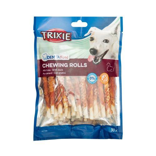 Ласощі Trixie Denta Fun Chewing Rolls для собак Паличка для чищення зубів з качкою 12 см 240 г 30 шт (*)