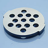 Решітка м'ясорубки Tefal HV4 HV8 HV2 NE44 NE62 NE66 NE463138 NE685838 NE448838 NE445138 NE20 груба 7,5мм нержавійка оригінал, фото 5