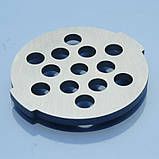 Решітка м'ясорубки Tefal HV4 HV8 HV2 NE44 NE62 NE66 NE463138 NE685838 NE448838 NE445138 NE20 груба 7,5мм нержавійка оригінал, фото 4