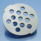 Решітка м'ясорубки Tefal HV4 HV8 HV2 NE44 NE62 NE66 NE463138 NE685838 NE448838 NE445138 NE20 груба 7,5мм нержавійка оригінал, фото 3
