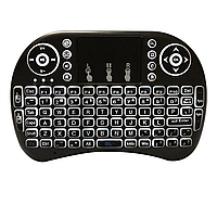 Бездротова клавіатура з підсвіткою і тачпадом для смарт-тв і андроїд-приставок EL-I8