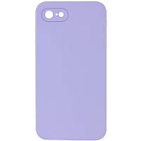 Чехол Silicone Case Square Full Camera Protective (AA) NOLOGO для Apple iPhone 6/6s (4.7") Сиреневый / Dasheen