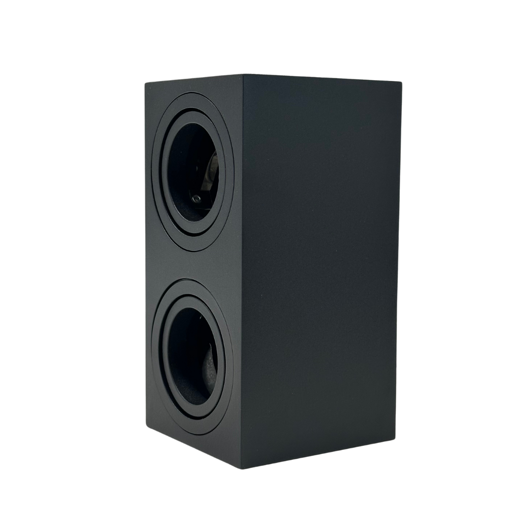 Світильник куб подвійний AS5650+2, 160x80x85 Чорний