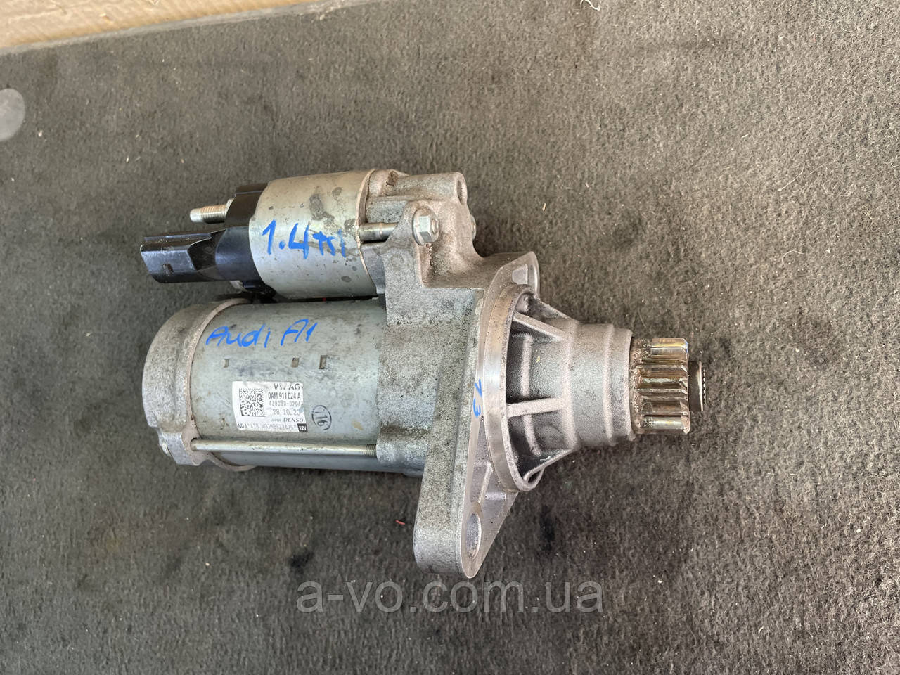 Стартер для Audi A1, A3, TT, Skoda Fabia, Octavia A7, 1.2TFSI, 1.4TFSI, 1.8TFSI, 0AM911024A, 4380000204, 13зуб, фото 1