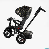 Велосипед триколісний BestTrike поворотне сидіння, складне кермо, фара музична з USB, Bluetooth, надувні колеса, пульт включення с, фото 5