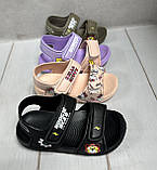 Дитячі босоніжки LuckLine для хлопчика пінка коричневі 29 19 см, фото 5