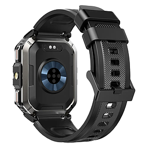 Смарт-годинник Blackview W70 Pro Black 2.01" Display 900mAh Compass LED Flashlight IP68 2025, фото 3