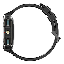 Смарт-годинник Blackview W70 Pro Black 2.01" Display 900mAh Compass LED Flashlight IP68 2025, фото 4