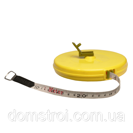 Рулетка 10м х 13мм стрічка скловолокно VOREL V-14100, фото 3