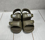 Дитячі босоніжки LuckLine для хлопчика пінка коричневі 29 19 см, фото 3