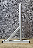 Кронштейн для димаря настінний L=500 сталь 2 мм Білий