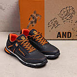 Кросівки merrell чоловічі шкіряні демісезонні, чорні осінні спортивні кросівки, фото 4