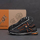 Кросівки merrell чоловічі шкіряні демісезонні, чорні осінні спортивні кросівки, фото 3