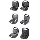 Мультимейкер 7в1 зі змінними пластинами з антипригарним покриттям 750 Вт SOKANY SK-907, фото 6