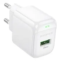 Зарядка USB Borofone BAS42A QC3.0 White, фото 6