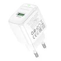 Зарядка USB Borofone BAS42A QC3.0 White, фото 3