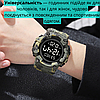 Зелений чоловічий годинник армійський тактичний з підсвічуванням протиударний водонепроникний наручний Skmei, фото 6