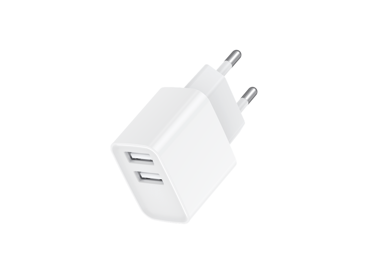 Зарядка USB Havit HV-H131P 2A White 2usb
