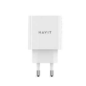 Зарядка USB Havit HV-UC110 20W usb C white, фото 3
